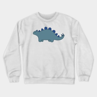 dusty blue dinosaur Crewneck Sweatshirt